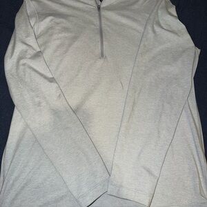 Lululemon Heather Gray Quarter-Zip Jacket